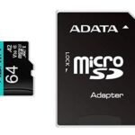 Adata Memory Micro Sdxc 64Gb W/Adap./Ausdx64Gui3V30Sa2-Ra1