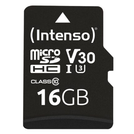 Intenso Memory Micro Sdhc 16Gb C10/W/Adapter 3433470