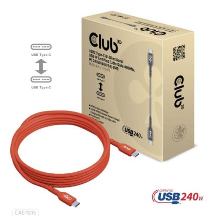 Club3D Usb-C To Usb-C 4M/M/M Cac-1515