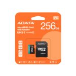 Adata Memory Micro Sdxc 256Gb W/Ad./Ausdx256Gui3V30Sa2-Ra1