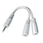CABLE AUDIO SPLITTER 3.5MM/10CM WHITE CCA-415W GEMBIRD