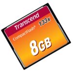 Transcend Memory Compact Flash 8Gb/133X Ts8Gcf133