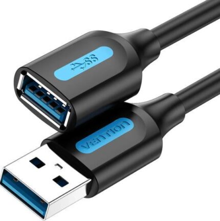 Vention Usb3.0 Male To Female/1M Black Cbhbf