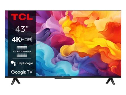 TV Set|TCL|43"|4K/Smart|3840x2160|Wireless LAN|Bluetooth|Google TV|43V6B