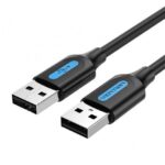CABLE USB2.0 MALE TO MALE/1.5M BLACK COJBG VENTION