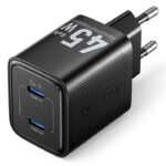 Vention Mobile Wall 45W Usb-C/2P Black Fefb0-Eu