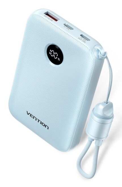 Vention Usb 10000Mah 22.5W/Blue Fkal0-C