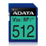 Adata Memory Sdxc 512Gb V30/Asdx512Gui3V30S-R