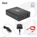 Club3D Mobile Travel Usb-C/132W Gan Cac-1906