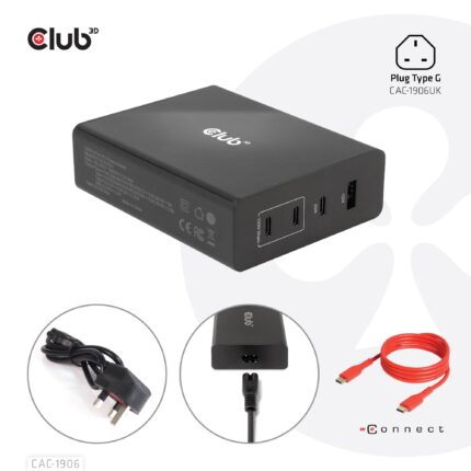 Club3D Mobile Travel Usb-C/132W Gan Cac-1906