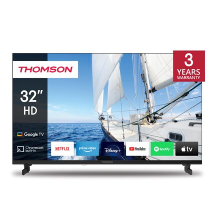 TV Set|THOMSON|32"|Smart/HD|1366x768|Wireless LAN|Bluetooth|Google TV|Black|32HG2S14