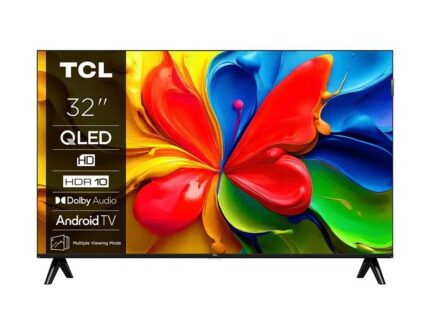 TV Set|TCL|32 "|HD|1366 x 768 pixels|Flat|16:9|QLED|32V4C