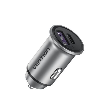 Vention Mobile Car Usb/2P Gray Ffbh0