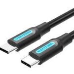 CABLE USB-C TO USB-C/1M BLACK COSBF VENTION