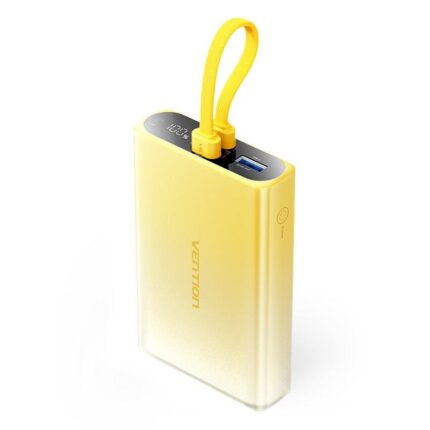 Vention Usb 10000Mah 22.5W/Yellow Fhzy0