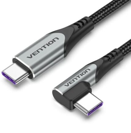Vention Usb-C To Usb-C R.angle/1M Gray Takhf