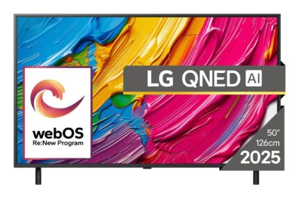 TV Set|LG|50"|4K/Smart|3840x2160|Wireless LAN|webOS|Black|50QNED80A3A
