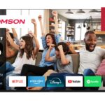 TV Set|THOMSON|55"|4K/Smart|QLED|3840x2160|Google TV|Black|55UG4S14