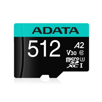 Adata Memory Micro Sdxc 512Gb W/Ad./Ausdx512Gui3V30Sa2-Ra1