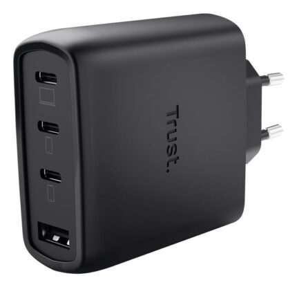 Trust Mobile Wall Maxo 65W/4-Port Gan Black 26067