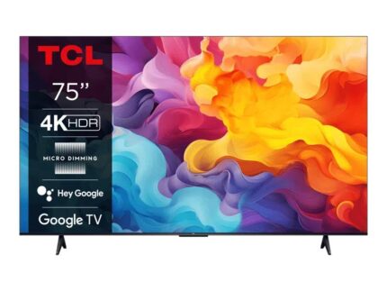 TV Set|TCL|75"|4K/Smart|3840x2160|Wireless LAN|Bluetooth|Google TV|75V6B
