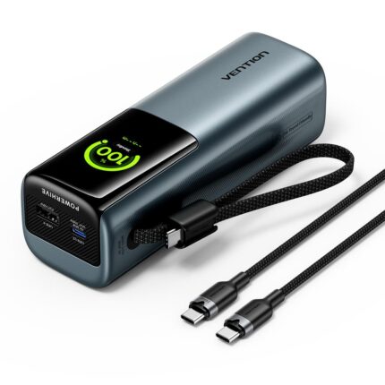 Vention Usb 20000Mah 165W/Gray Tft Display Fkfh0