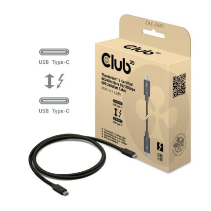 Club3D Usb-C Thunderbolt 1M/M/M Cac-2501