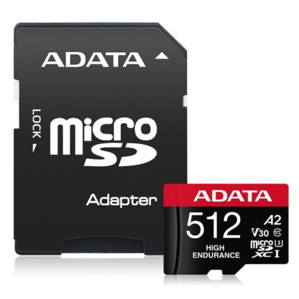 Adata Memory Micro Sdxc 512Gb W/Ad./Ausdx512Gui3V30Sha2-Ra1