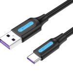 Vention Usb-C To Usb2.0/1M Pvc Black Corbf