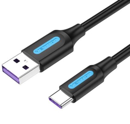 Vention Usb-C To Usb2.0/1M Pvc Black Corbf