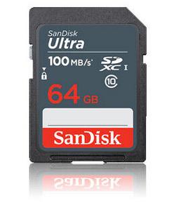 Sandisk Memory Sdxc 64Gb Uhs-I/Sdsdunr-064G-Gn3In