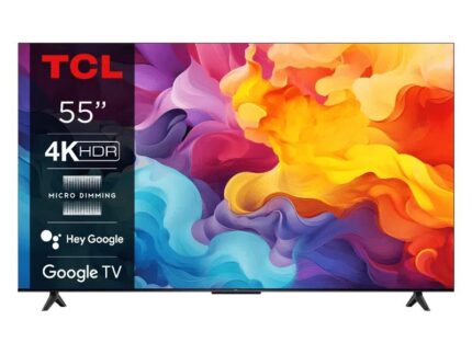 TV Set|TCL|55"|4K/Smart|3840x2160|Wireless LAN|Bluetooth|Google TV|55V6B