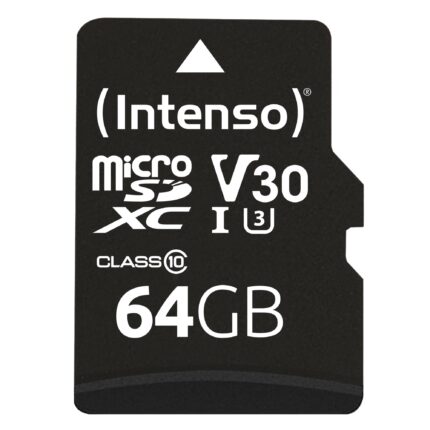 Intenso Memory Micro Sdxc 64Gb C10/W/Adapter 3433490