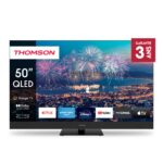 TV Set|THOMSON|50"|4K/Smart|QLED|3840x2160|Wireless LAN|Bluetooth|Google TV|Black|50QG6C14