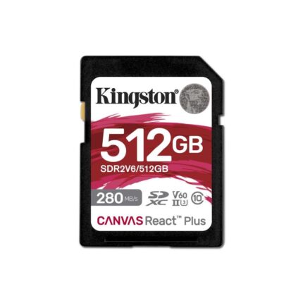 Kingston Memory Sdxc 512Gb Uhs-Ii/Sdr2V6/512Gb