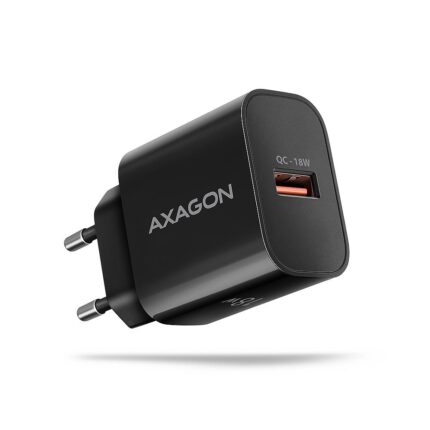 Axagon Mobile Wall Usb 18W/1Port Black Acu-Qc18