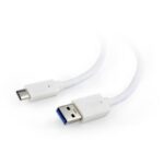 Gembird Usb-C To Usb3 1M White/Ccp-Usb3-Amcm-1M-W