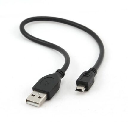 Gembird Usb2 Am-Mini 30Cm Black/Ccp-Usb2-Am5P-1