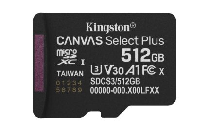 Kingston Memory Micro Sdxc 512Gb Uhs-I/Sdcs3/512Gbsp