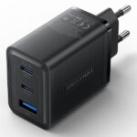 Vention Mobile Wall 65W Usb/3P Black Ferb0-Eu