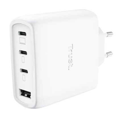Trust Mobile Wall Maxo 65W/4-Port Gan White 26068