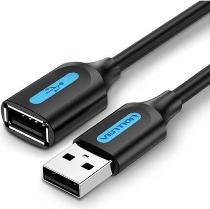Vention Usb2.0 Male To Female/1.5M Black Cbibg