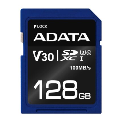 Adata Memory Sdxc 128Gb V30/Asdx128Gui3V30S-R