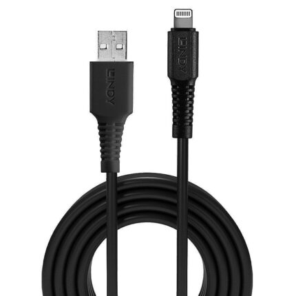 Lindy Usb-A To Lightning 3M/Black 31322