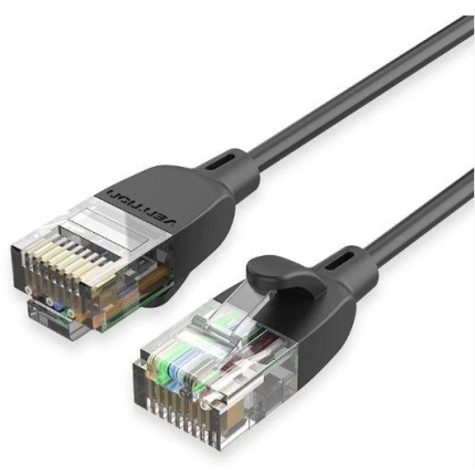 PATCH CABLE CAT.6A UTP/5M BLACK IBIBJ VENTION