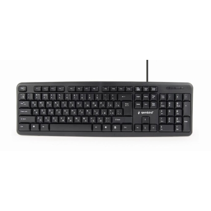 KEYBOARD STANDART USB RUS/BLACK KB-U-103-RU GEMBIRD
