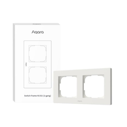 AQARA SMART SWITCH FRAME H2 (2-GANG)/WHITE FE-X01D-W AQARA