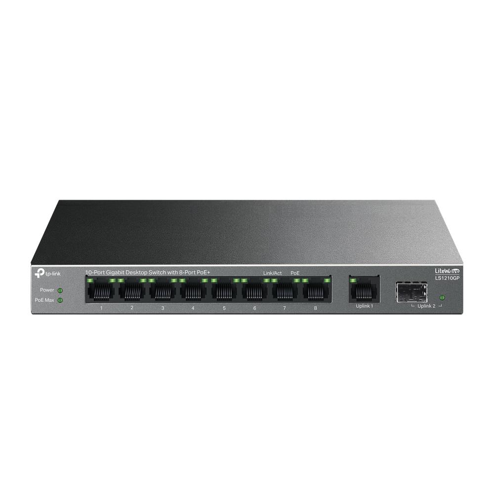 040949f7-2760-47a6-aaec-73facc5cbcdc-1 TP-LINK Switch|TP-LINK|LS1210GP|PoE+ ports 8|LS1210GP - Image 1