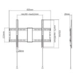 GEMBIRD TV SET ACC WALL MOUNT 37-80"/WM-80F-01 GEMBIRD