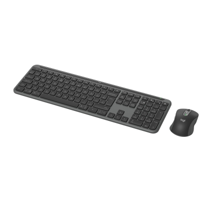 LOGITECH KEYBOARD +MOUSE SLIM MK950 ENG/GRAPHITE 920-012490 LOGITECH